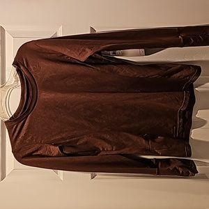 Columbia shirt. Small, brown